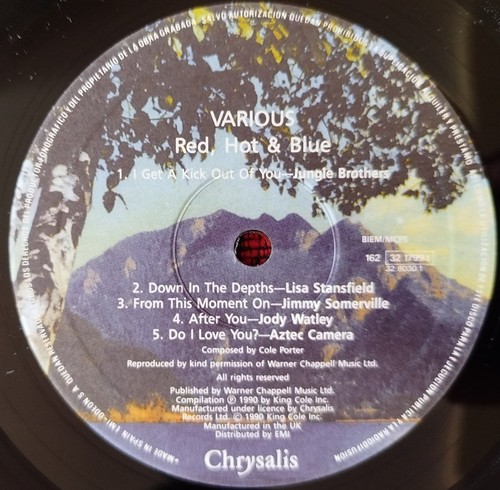 RED HOT + BLUE 1990 Spain LP U2 Tom Waits DEBORAH HARRY Annie Lennox K.D. LANG - Picture 7 of 7