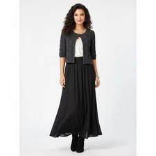 Y2K American Eagle Cardigan Womens M Gray Angora Chunky Cable Knit Cropped Shrug