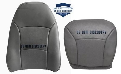 2004 2007 Ford E350 E450 Ecocline Van  Top & Bottom Perf Vinyl Seat Cover Gray