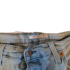 Levi's womens Ribcage Bootcut Size 18W Boot High Rise Blue Jeans light wash