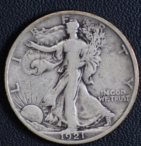 1921-S Walking Liberty Half Dollar F