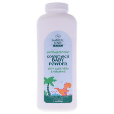 Natural Sense Plant-Based Hypoallergenic Cornstarch Baby Powder with Aloe Vera