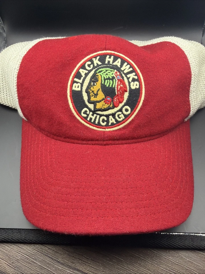 Gorra Chicago Blackhawks vintage con cierre a presión Foto 3 de 4