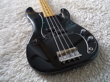 RARE 2011 Squier by Fender Matt Freeman Precision Signature Bass Black.
