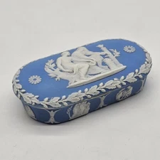 RARE ANTIQUE WEDGWOOD Match Box JASPERWARE Match Box With Striker