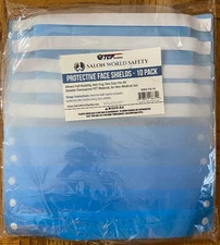 TCP Global Salon World Safety Face Shields  (Pack of 10) Ultra