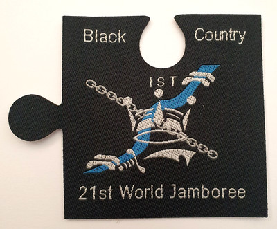 Scouts 21st World Jamboree 2007 1st Black Country Patch Badge UK 100 Years. v2