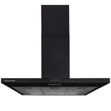 Image of Russell Hobbs 90cm Chimney Cooker Hood - Black RHTCH900B1B