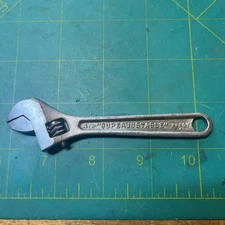 VINTAGE J.H.WILLIAMS & CO.-- 4"--"SUPERJUSTABLE" CRESCENT WRENCH MADE IN USA
