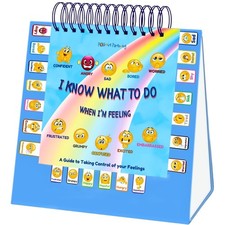 I Know What to Do Flipbook Emotions Chart for Kids Autism Learning Materials