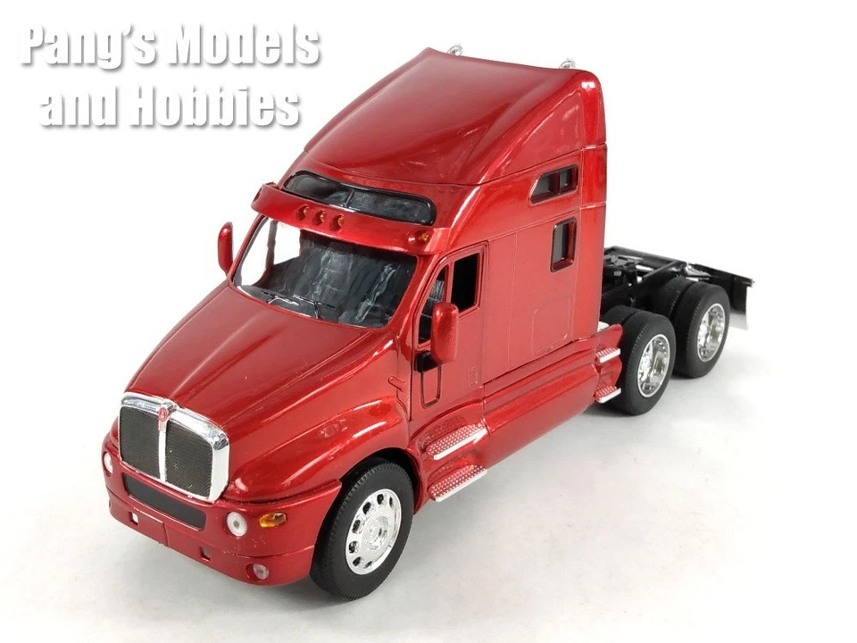 Kenworth T2000 Extended Cab 1/32 Scale Diecast Model by Welly - RED - Image 4 of 4