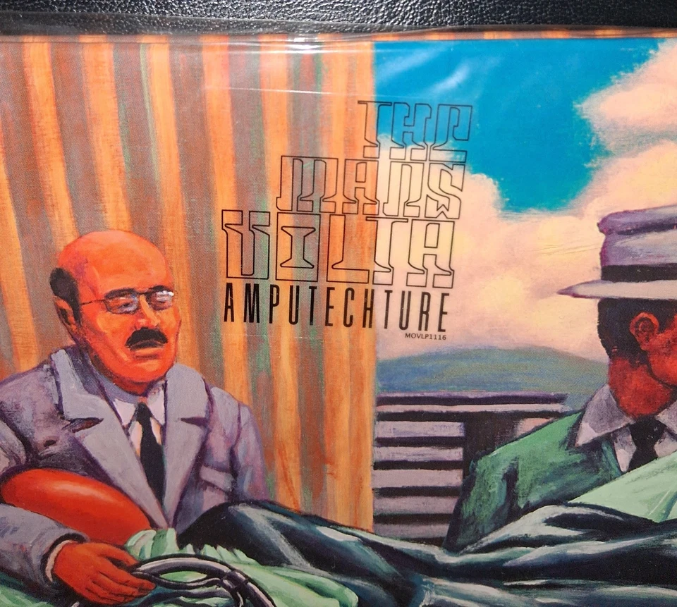 The Mars Volta Amputechure MOV Blue/White Marbled 2XLP Vinyl Open Mint 2014 Euro - Image 3 of 4