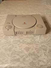 Used Sony PlayStation 1 Video Game Console Only- Working Has Rust