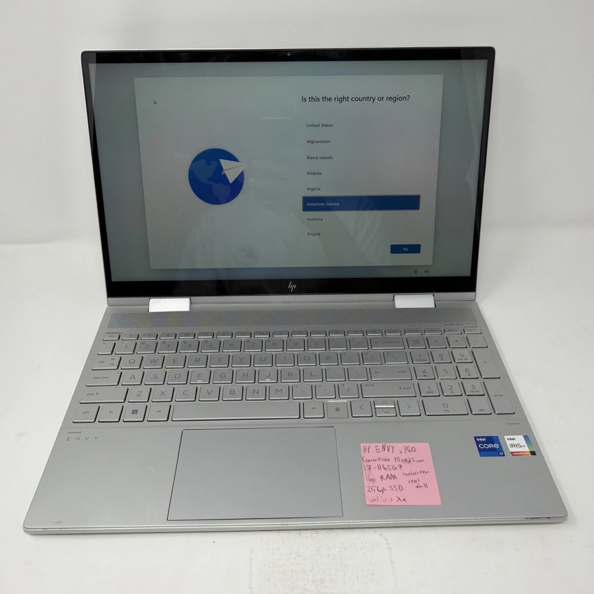 HP ENVY x360 16 GB RAM Windows 10 PC Laptops & Netbooks for Sale
