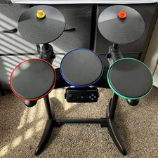 Wireless Drum Kit Controller for PlayStation 3 – Rock Band / Guitar Hero –