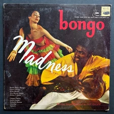 Bongo Madness LP Crown CLP-5019 Don Ralke Buddy Collette Exotica Percussion