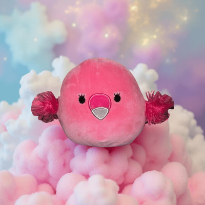 Pink Flamingo Cookie Sealife Squad Bird Stuffed Plush 5  Squishmallow  P47