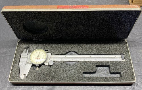 Starrett 6” Dial Caliper No. 120 American Made .001”