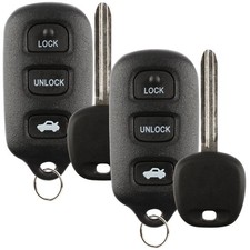 2-Pack Key Fob Remote Uncut Ignition Key for Chrysler Dodge GQ43VT14T