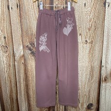 Hysteric Glamour Mini Kids Sweatpants Stretch Pants Logo Back Pocket 110 4-5