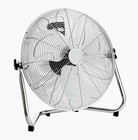 Robert Dyas Daewoo 14” High Velocity Floor Fan - Chrome Metal - 3 Speed 55W New