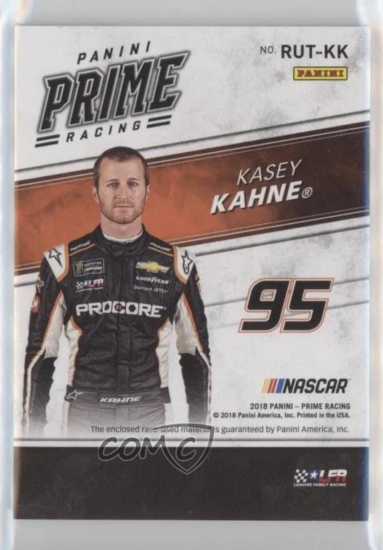 2018 Panini Prime Racing Race Used Trios Tires Holo Gold /25 Kasey Kahne #RUT-KK - Image 2 of 2