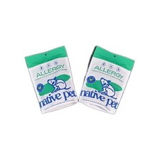  2 Packs of 60 Native Pet Dog Allergy Relief with Probiotics  Colostrum 3.8oz