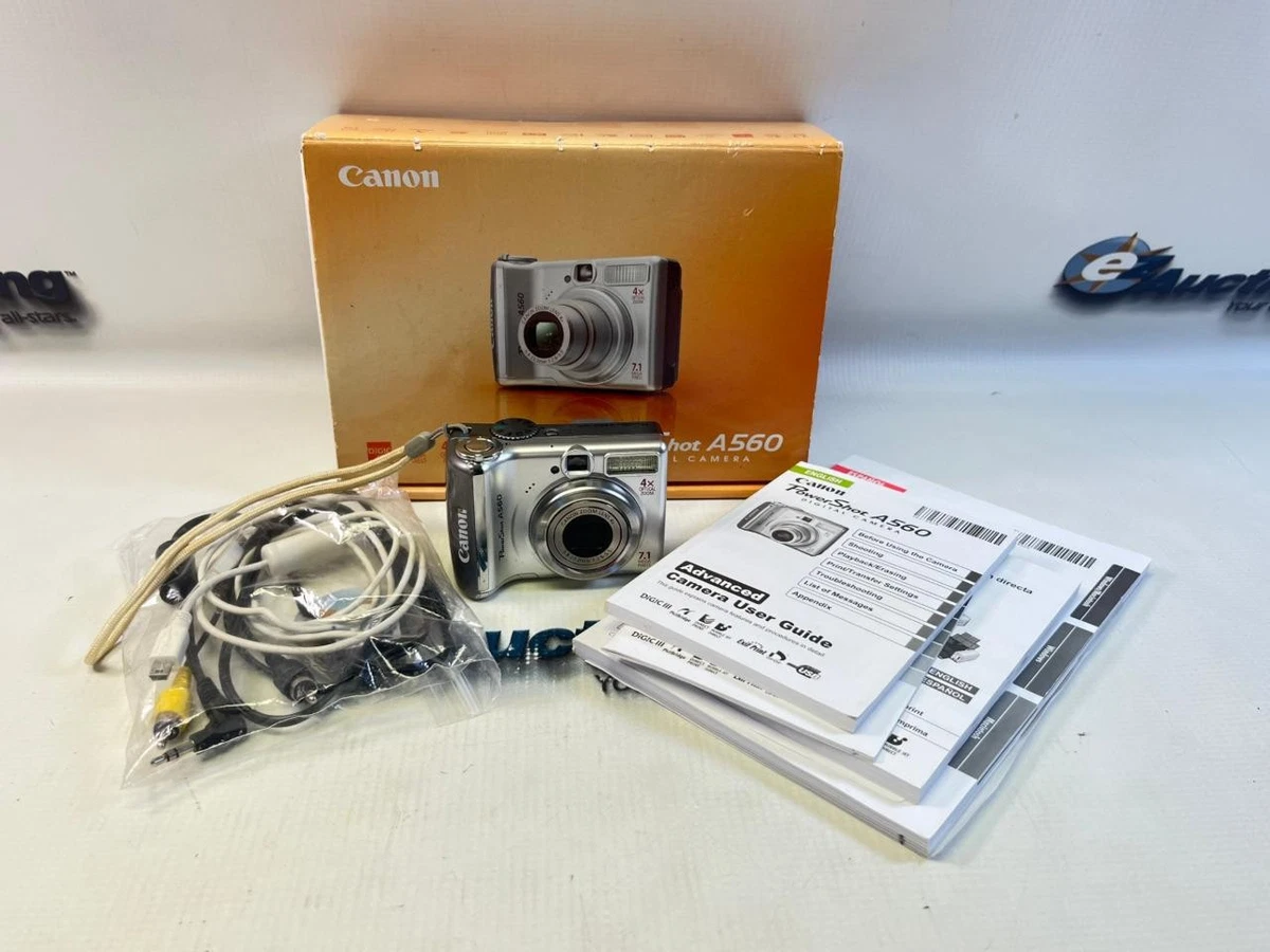 Preços baixos em Câmeras digitais Canon PowerShot A560 7-7.9MP | eBay