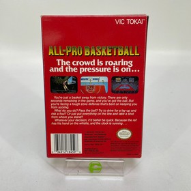 All-Pro Basketball (Nintendo NES, 1989)