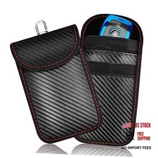 Upgraded Faraday Bag for Key Fob 2 Pack ,Premium Faraday Key Fob Protector  