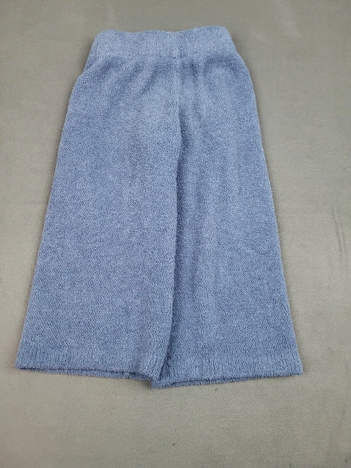 Pantalones Hanna Andersson Terrycloth Pierna Ancha Niñas 100 cm EE. UU. 4 Azul Suave Elástico Foto 2 de 4