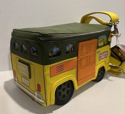 Loungefly TMNT 40th Anniversary Party Wagon Figural Ninja Turtles Bag NEW