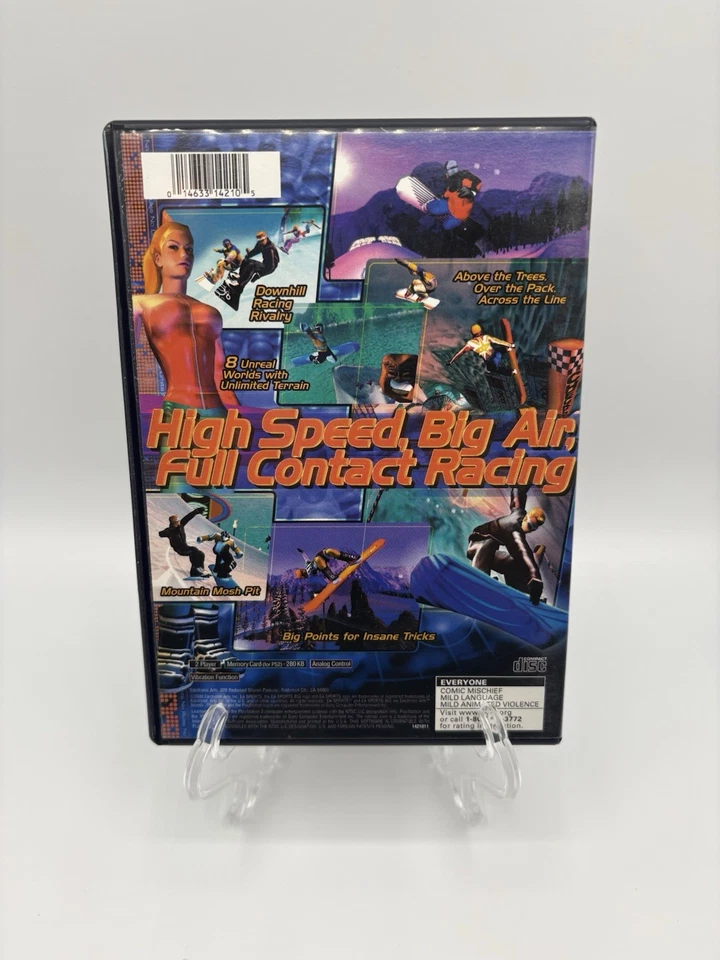 SSX PS2 PlayStation 2 CIB Complete Black Label Registration Card Tested - Image 3 of 4