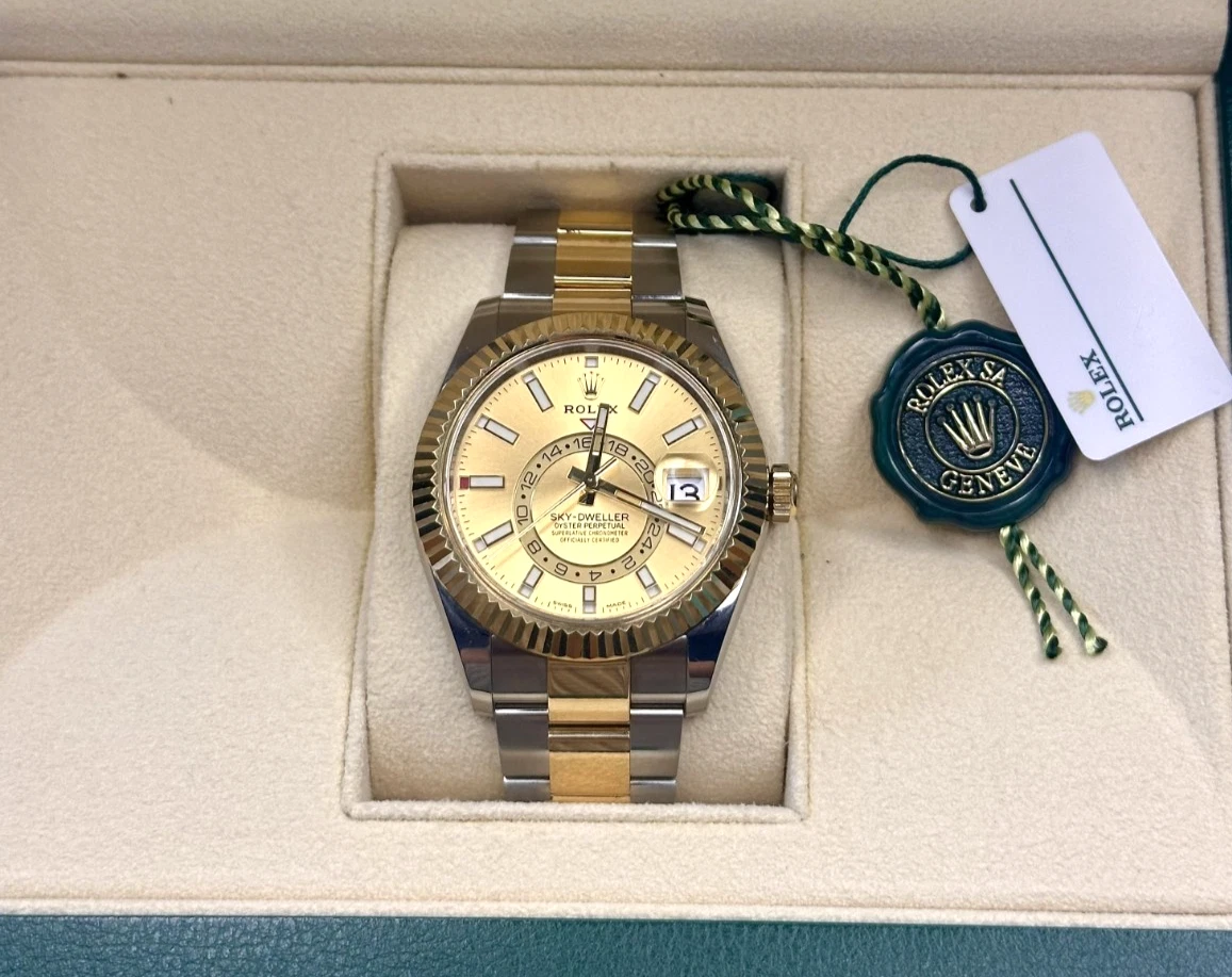Rolex Sky-Dweller  Two-Tone 18K Gold Stainless Oyster 326933