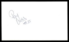 Ray Owes Warriors Basketball Signed Index Card Auto *CA8679