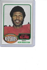 1976 Topps Ken Houston Washington Redskins Football Card #170