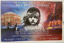 Les Miserables Musical NYC Miz Rocks Tour Dates 2025 Advert Poster Clipping 10x7