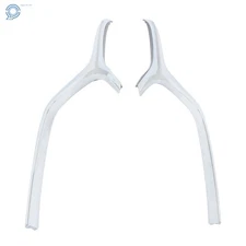 2 PCS For Mazda 3 2019-2023 Left+Right Chrome Plastic Front Bumper Grille Trims