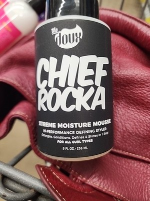 Chief Rocka Hair Mousse 8oz Shine Curl Enhancing Detangles Defines NEW 2 Bottles