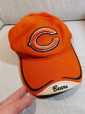 Chicago Bears 47 Cleanup Adjustable Orange Hat Featuring The Team name on the...