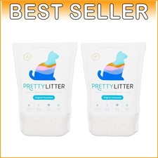 Health Monitoring Non-Clumping Crystal Cat Litter - 6LB Pack of 2, Unscented