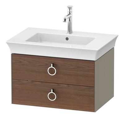 Duravit White Tulip Waschtischunterschrank mit 2 Auszügen mit Griff 684 x 410...