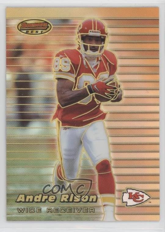 1999 Bowman's Best Refractor 79/400 Andre Rison #23 g2x