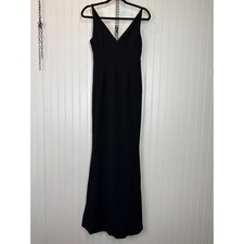 NWT Lulus Melora Black Sleeveless Maxi Dress Wedding Holiday Banquet Size S