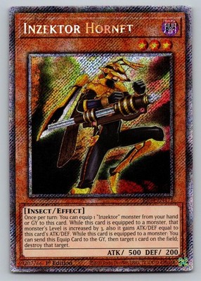 Inzektor Hornet (Platinum Secret Rare) RA04-EN171 Yu-Gi-Oh