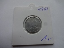 NRD / moneta obiegowa " 10 fenigów " 1968