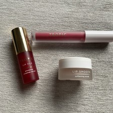 Tropic Lip Care Bundle - 3 items - Lip Smooth Scrub, Lip Silk, Lip Stain unboxed