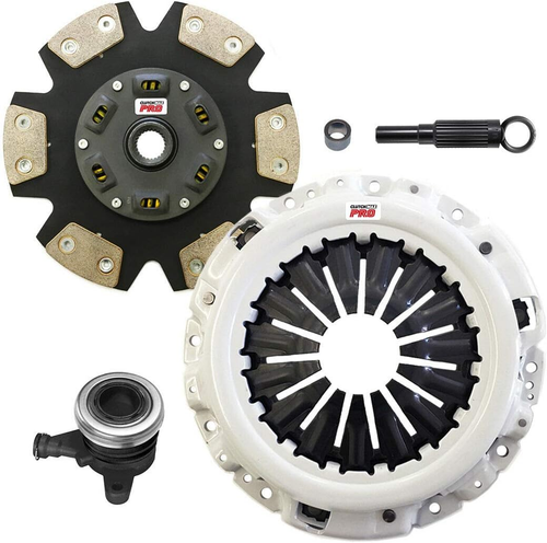 Stage 3 Clutch Kit with Slave Cylinder for 07-08 Infiniti G35 08-13 G37 14-15 Q6