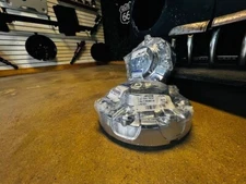 (2) 2019-2023 RAM 3500 chrome head logo Center Front Cap OEM #6mp52sz0ab