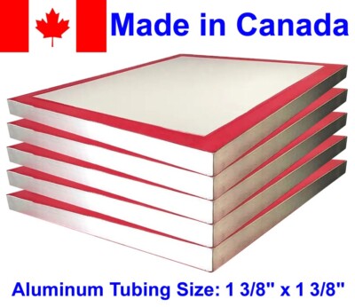 Silk Screen Printing Frames 4 Pcs 19.5  x 23.5  Stretched High Tension 180 White
